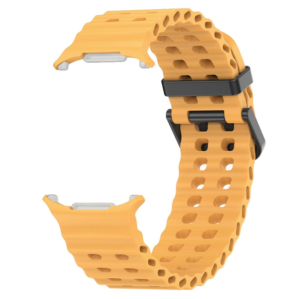 KALEBOL Samsung Galaxy Watch Ultra 47mm Wrist Band Replacement Silicone Watch Strap - Yellow#serie_7