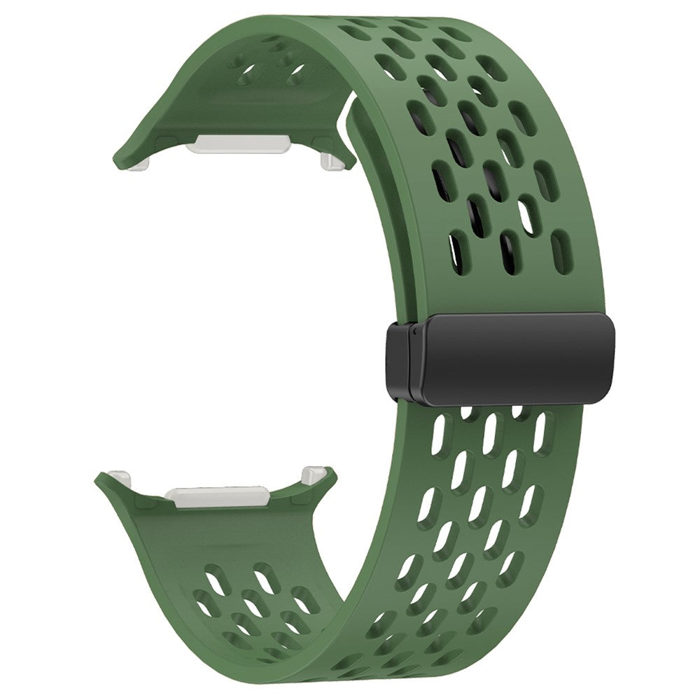 KALEBOL Samsung Galaxy Watch Ultra 47mm Silicone Band Magnetic Replacement Strap - Green#serie_12