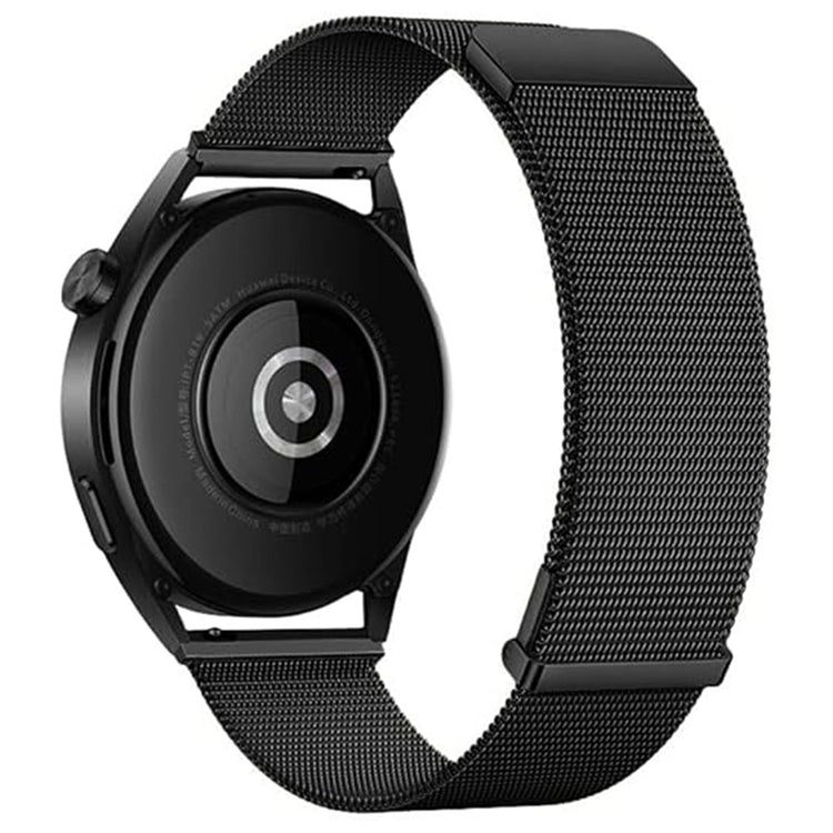 KALEBOL Huawei Watch GT 4 46mm Magnetic Milanese Strap 22mm Stainless Steel Watch Band - Black#serie_1