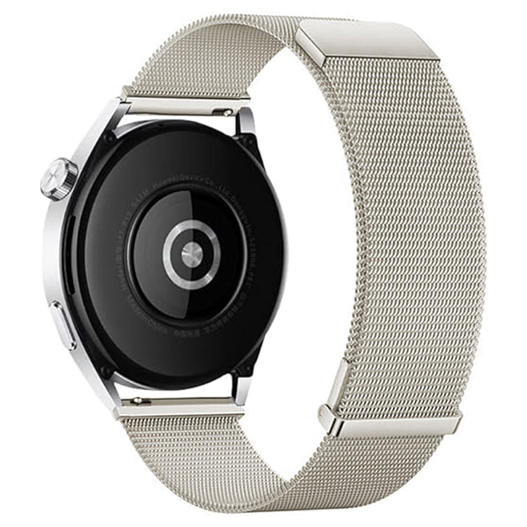 KALEBOL Huawei Watch GT 4 46mm Magnetic Milanese Strap 22mm Stainless Steel Watch Band - Starlight#serie_8
