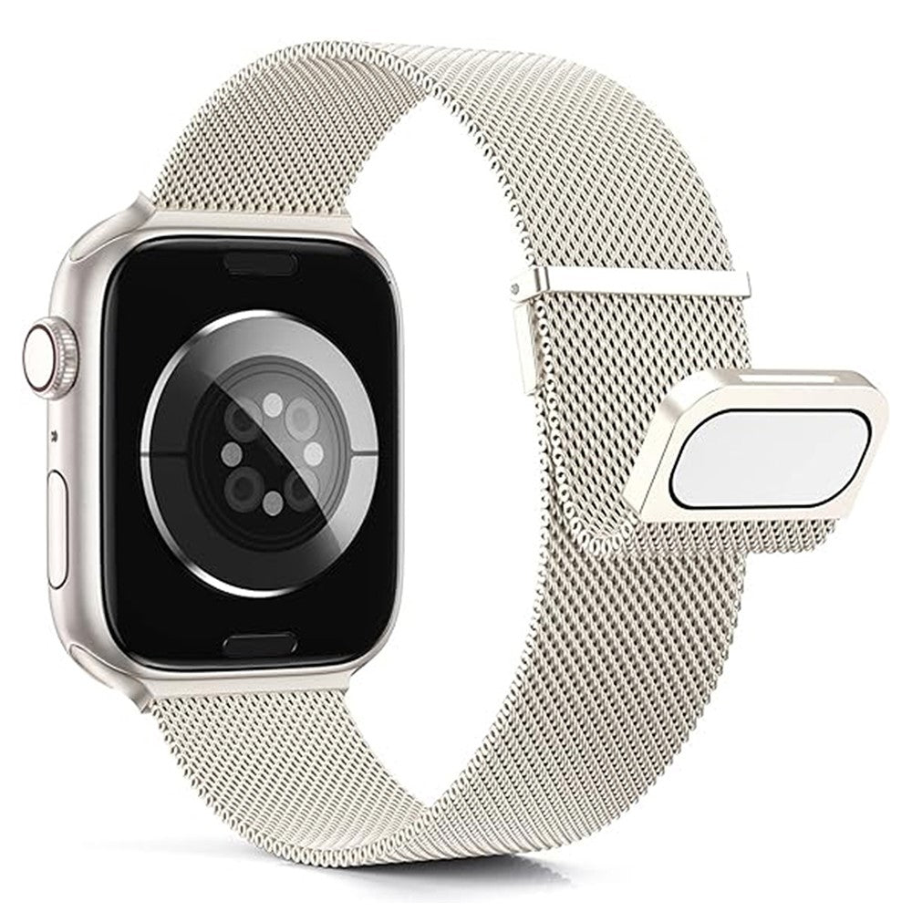 KALEBOL Apple Watch Series 41mm - 40mm - 38mm Milanese Mesh Strap Magnetic Watch Band - Starlight#serie_6