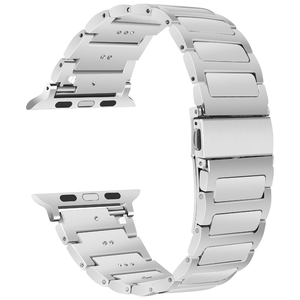 KALEBOL Apple Watch Series 49mm - 45mm - 44mm - 42mm Watch Strap Zinc Alloy - Silver#serie_6