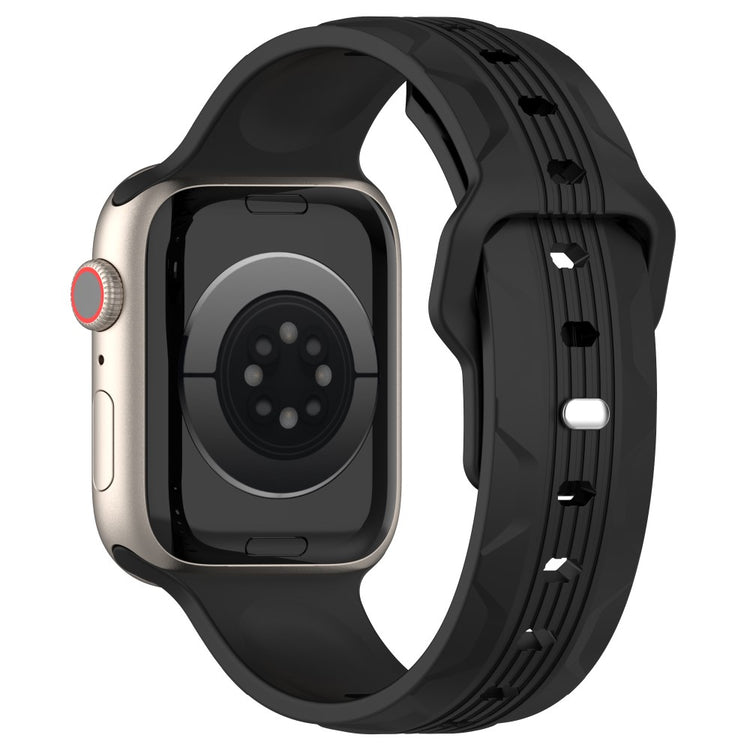 KALEBOL Apple Watch Series 49mm - 45mm - 44mm - 42mm Silicone Watch Band - Black#serie_5