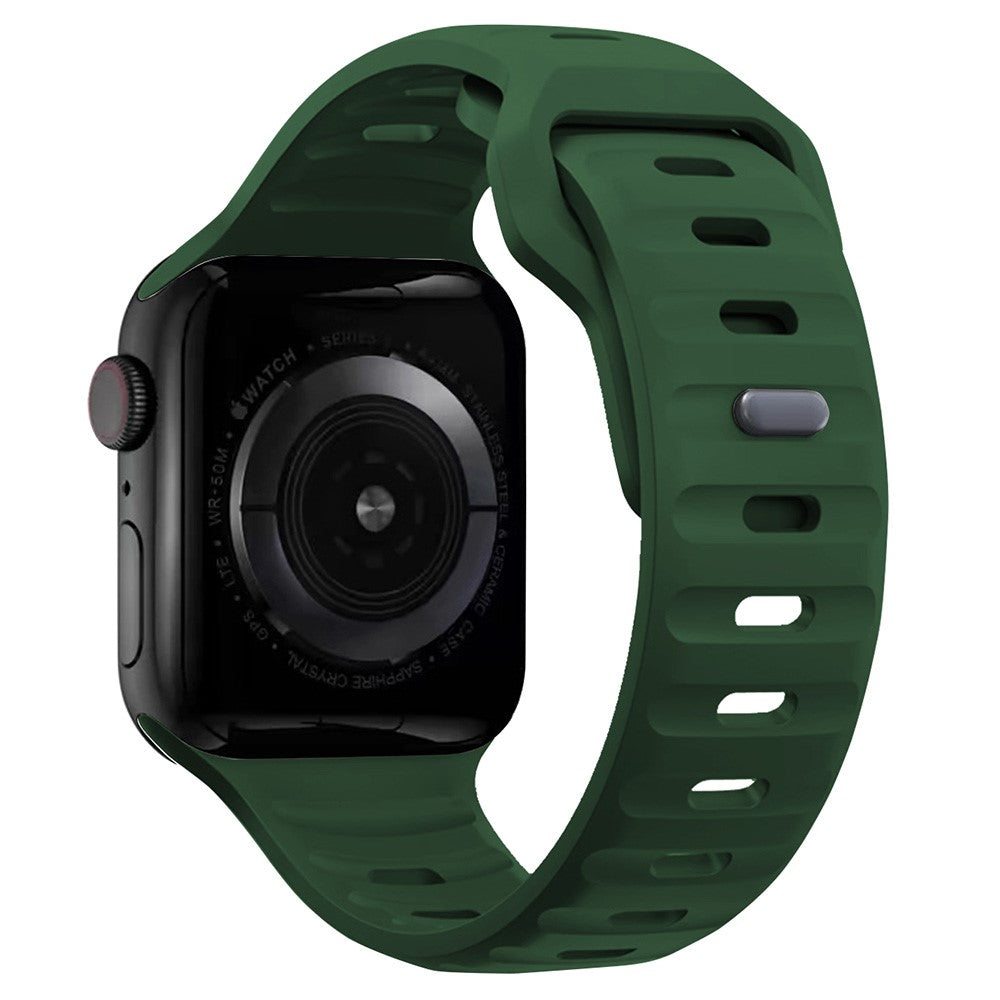 KALEBOL Apple Watch Series 49mm - 45mm - 44mm - 42mm Silicone Watch Band - Green#serie_10