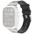 Avgjort Ryddig Apple Smartwatch Strass Og Silikon Universal Reim