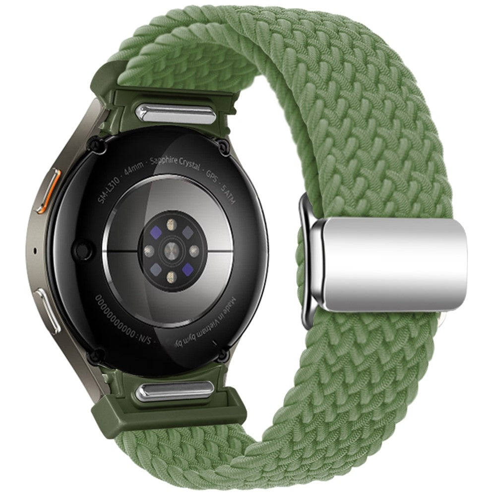 Samsung Galaxy Watch 20mm Braided Watch Band Magnetic Strap - Cactus#serie_19