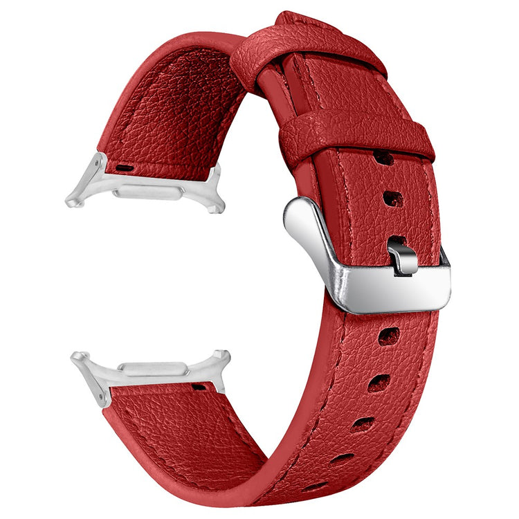 Samsung Galaxy Watch Ultra 47mm Wrist Strap Genuine Cow Leather Smartwatch Band - Red#serie_3