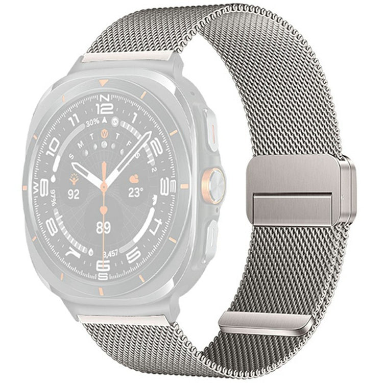 Samsung Galaxy Watch Ultra 47mm Milanese Mesh Steel Strap Magnetic Watch Band - Starlight#serie_6