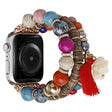 Utrolig Fin Apple Smartwatch Metall Og Stein Universal Reim