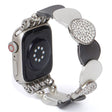 Utsøkt Apple Smartwatch Metall Og Stein Universal Reim