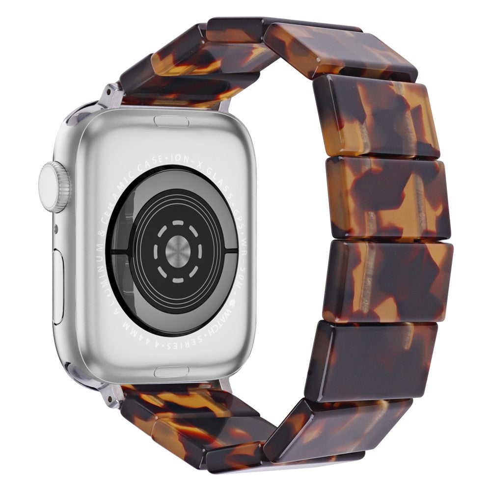 Apple Watch Series 41mm - 40mm - 38mm Resin Blocks Strap - Tortoiseshell#serie_11