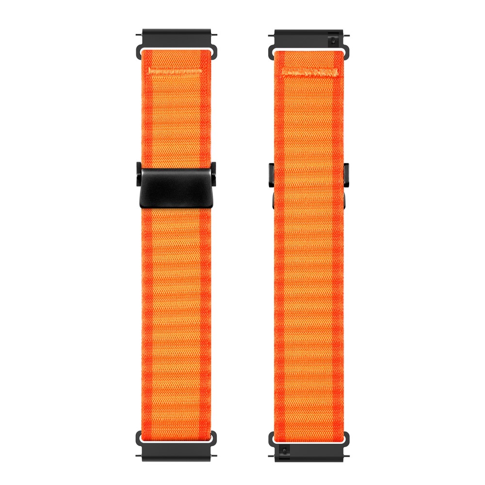 DUX DUCIS YC Series Samsung Galaxy Watch3 45mm / Xiaomi Watch S4 Sport Nylon Watch Band 22mm Hook Buckle Strap - Orange#serie_3