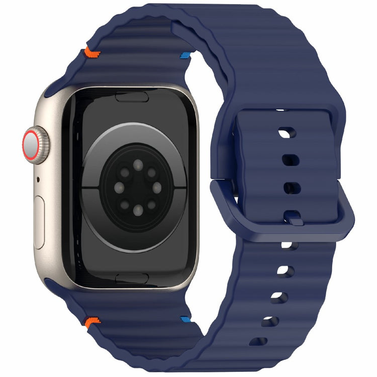 Silicone Strap for Apple Watch Series 41mm - 40mm - 38mm Band - Navy Blue#serie_4