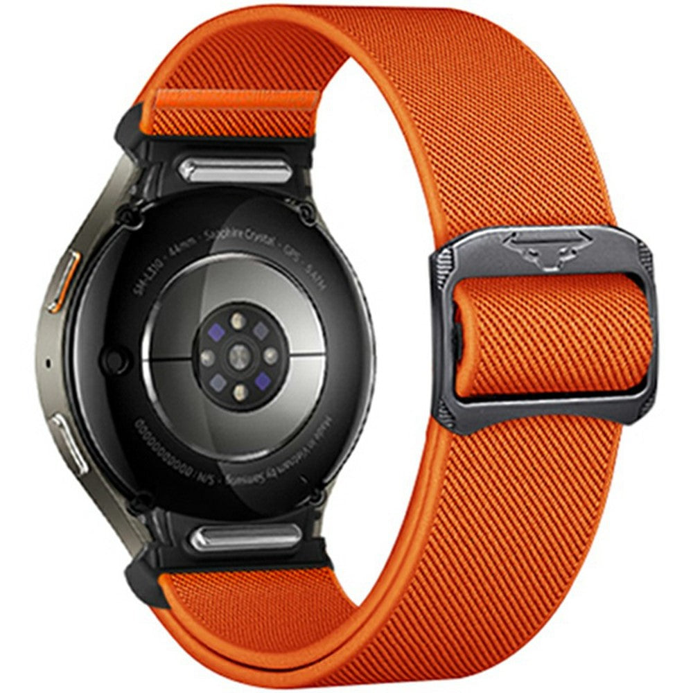 Nylon Strap for Samsung Galaxy Watch FE 40mm / Watch7 / Watch6 / Watch 5 / Watch4 Elastic Band - Orange#serie_1