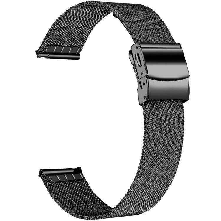 Samsung Galaxy Watch7 44mm / 40mm Metal Watch Strap Milanese Mesh Wrist Band with Folding Buckle - Black#serie_1