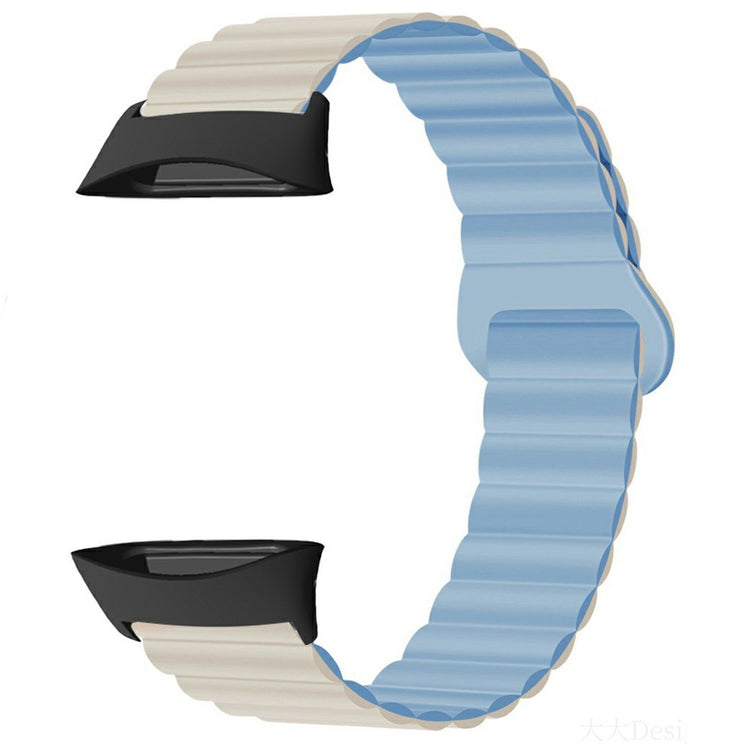 Polar Vantage Silicone Watch Band Dual Color Magnetic Wrist Strap - Starlight+Blue#serie_6