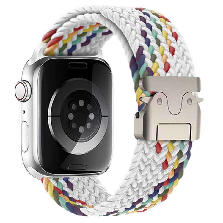 Strap Apple Watch Series 49mm - 45mm - 44mm - 42mm Watch Band - White Rainbow#serie_22