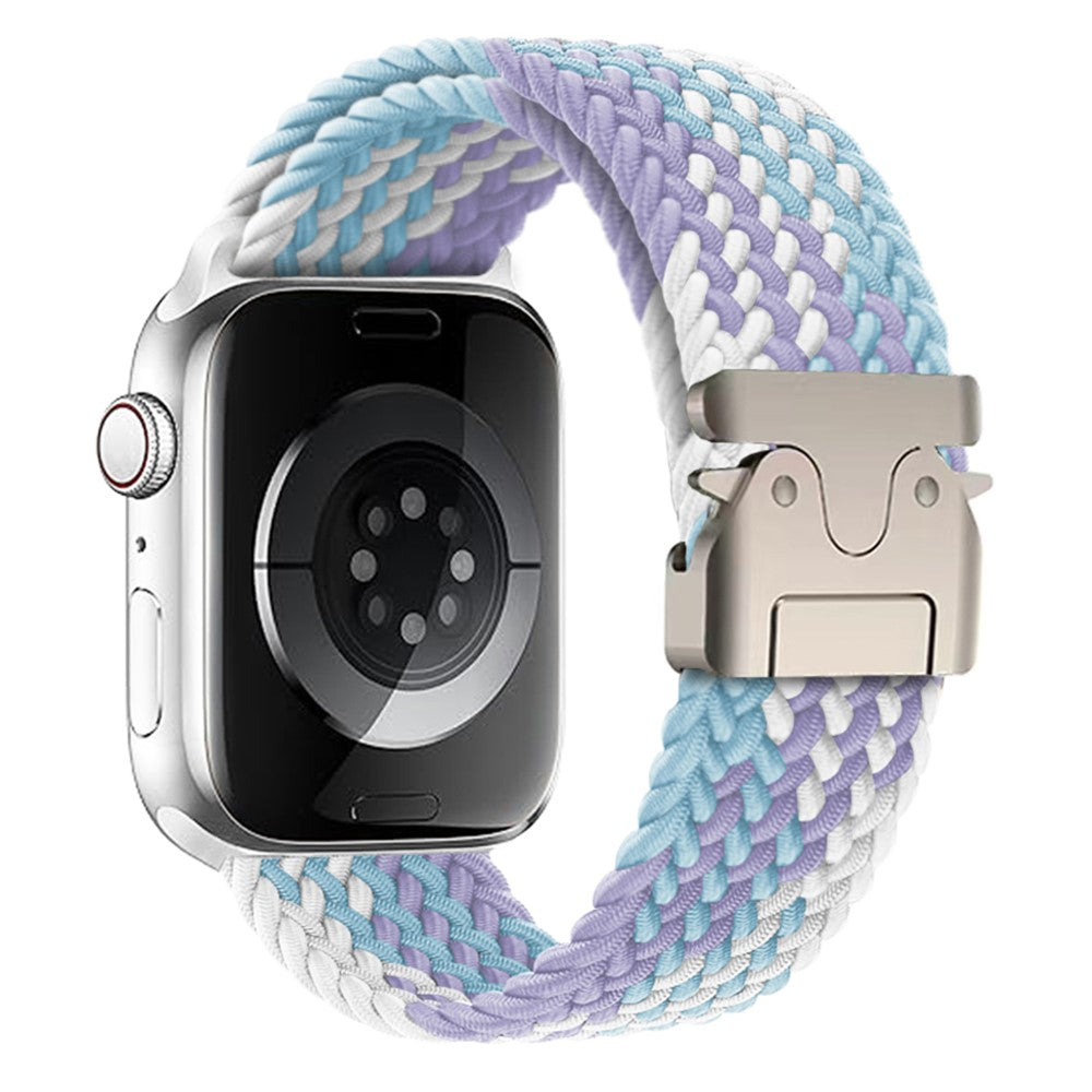 Strap Apple Watch Series 41mm - 40mm - 38mm Woven Watch Band - Violet Purple#serie_23