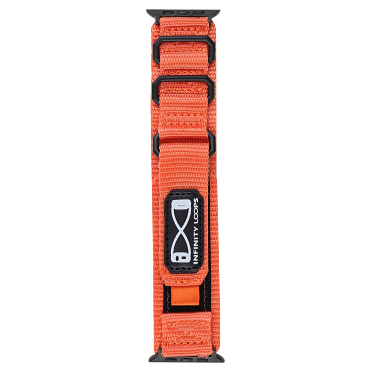 Apple Watch Series 41mm - 40mm - 38mm Nylon Watch Band - Orange#serie_7