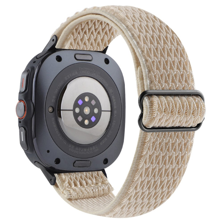 Samsung Galaxy Watch Ultra 47mm Woven Watchband Wave Texture Watch Strap - Beige#serie_9