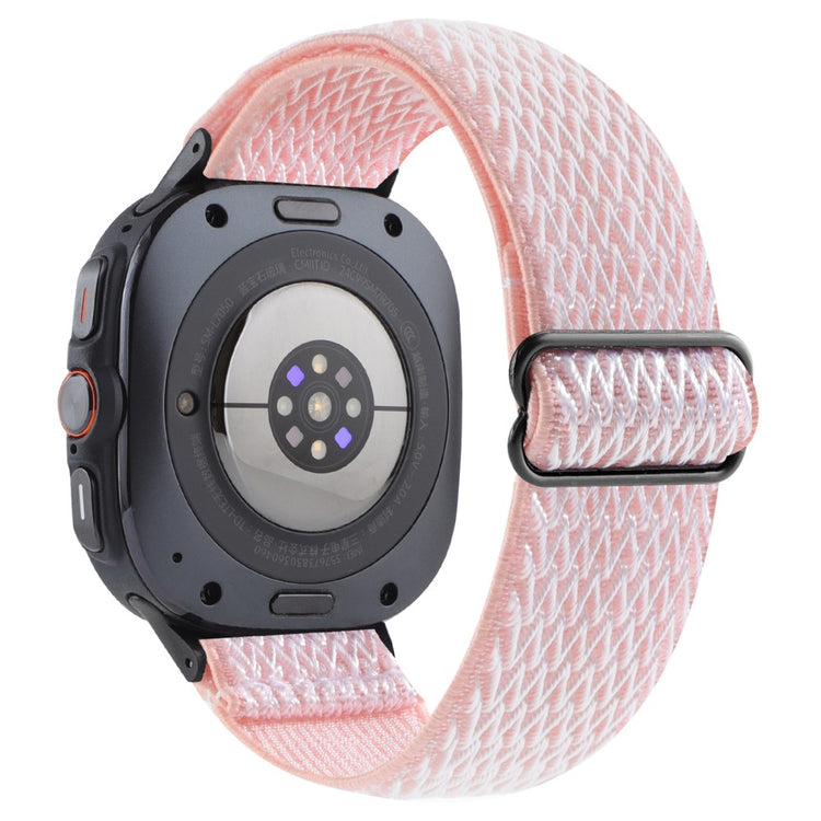 Samsung Galaxy Watch Ultra 47mm Woven Watchband Wave Texture Watch Strap - Pink#serie_10