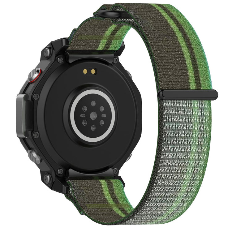 Huami Amazfit T-Rex 3 Wtch Band Nylon Braided Replacement Watch Strap - Blackish Green#serie_7