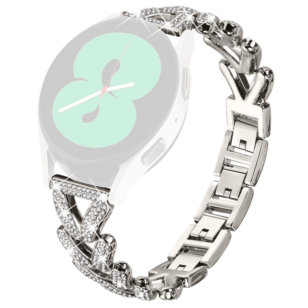 Gabb Watch 2 Metal Twisted Watch Band Rhinestone Decor Watch Strap Replacement - Starlight#serie_4