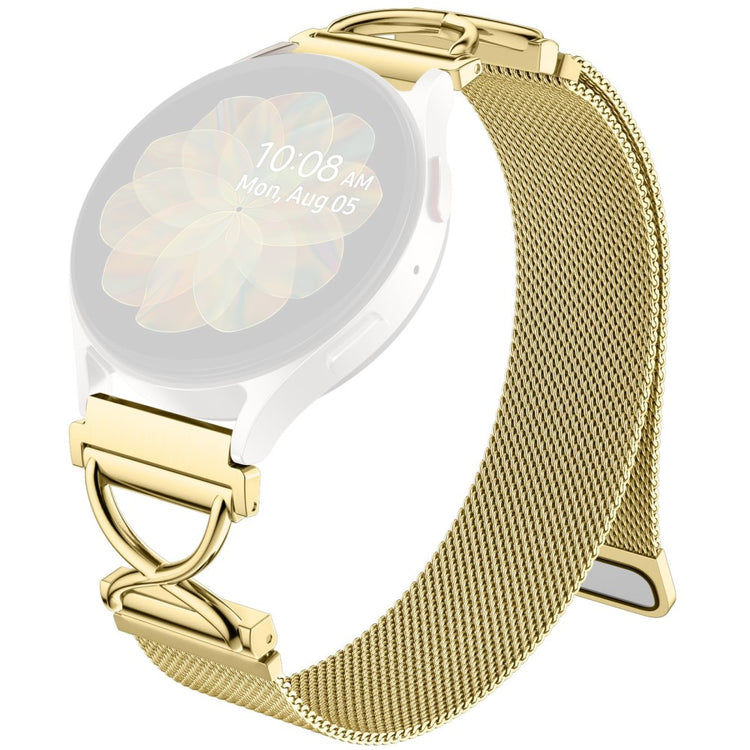 Gabb Watch 1 Milanese Band Electroplated Stainless Steel Magnetic Watch Strap with X-Shaped Connector - Gold#serie_2