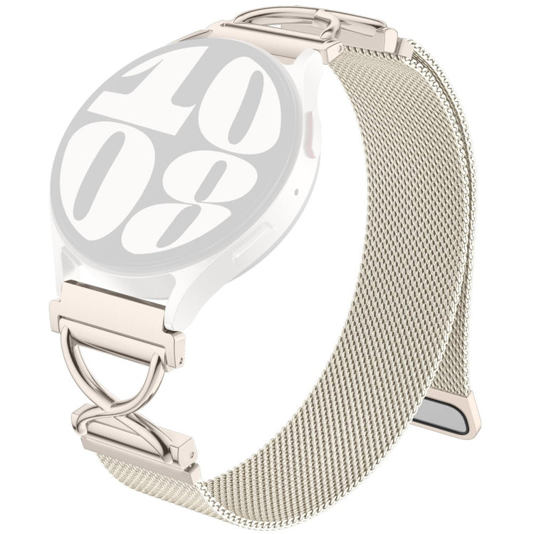 Gabb Watch 1 Milanese Band Electroplated Stainless Steel Magnetic Watch Strap with X-Shaped Connector - Starlight#serie_6