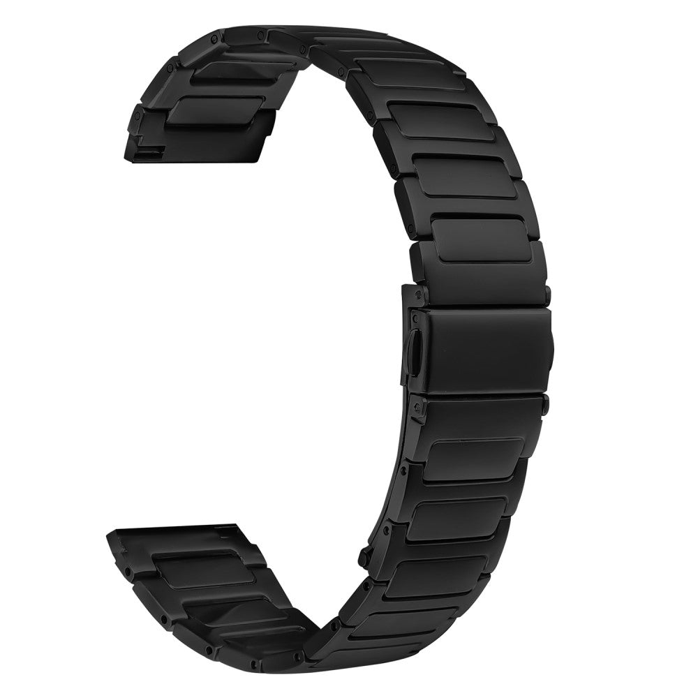 Garmin Forerunner 265 Metal Watch Band Stainless Steel Adjustable Watch Strap - Black#serie_1