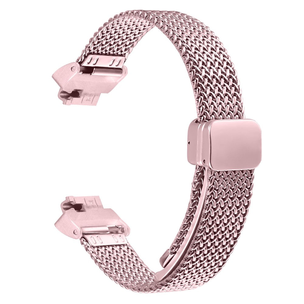 Milanese Watch Band Fitbit Inspire HR / Inspire 2 / Inspire Herringbone Stainless Steel Strap - Rose Pink#serie_3