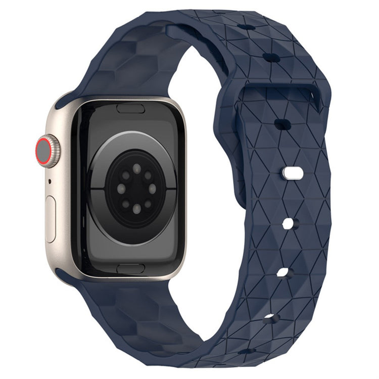 KALEBOL Football Texture Silicone Strap Apple Watch Series 49mm - 45mm - 44mm - 42mm Watch Band - Midnight Blue#serie_10