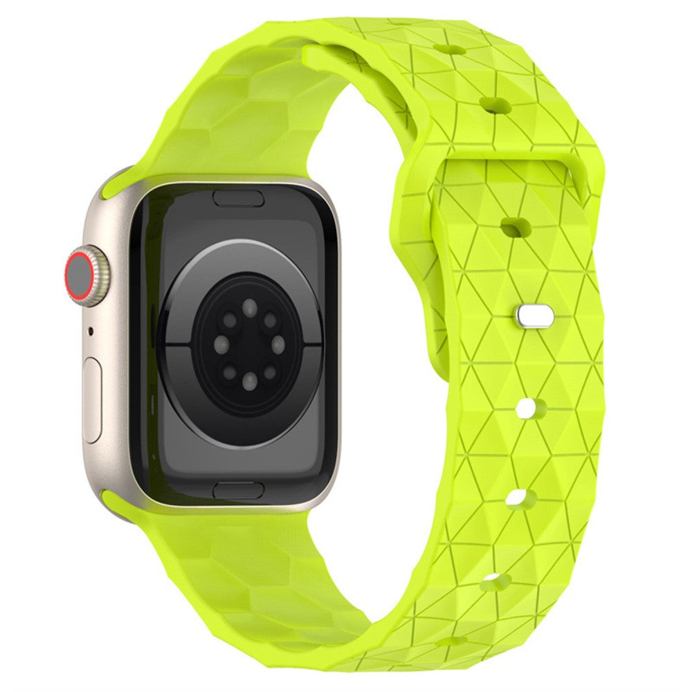 KALEBOL Football Texture Silicone Strap Apple Watch Series 49mm - 45mm - 44mm - 42mm Watch Band - Lime#serie_11