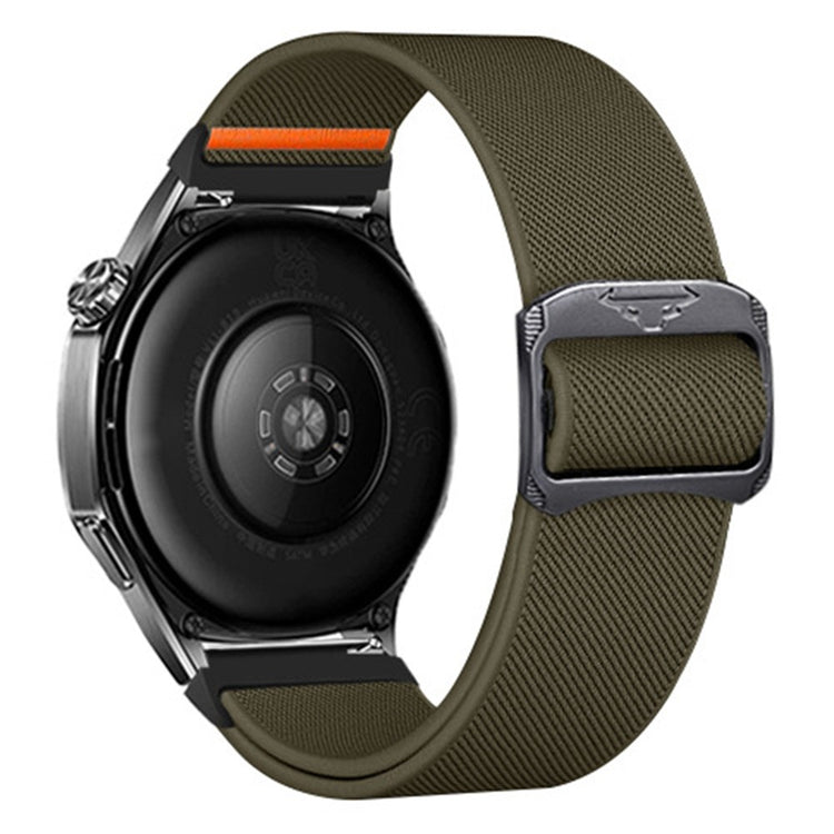 22mm Watch Band Huawei Watch GT 5 Pro 46mm Elastic Nylon Braided Strap - Army Green#serie_4