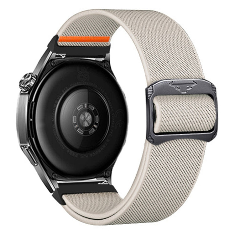 22mm Watch Band Huawei Watch GT 5 Pro 46mm Elastic Nylon Braided Strap - Starlight#serie_7