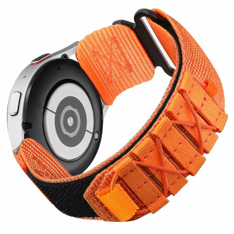 22mm Watch Band Samsung Galaxy Watch3 45mm Nylon Magic Tape Strap - Orange#serie_2