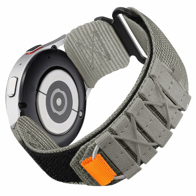 22mm Watch Band Samsung Galaxy Watch3 45mm Nylon Magic Tape Strap - Grey#serie_3