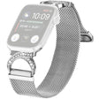 Mega Hyggelig Apple Smartwatch Metall Og Strass Universal Reim