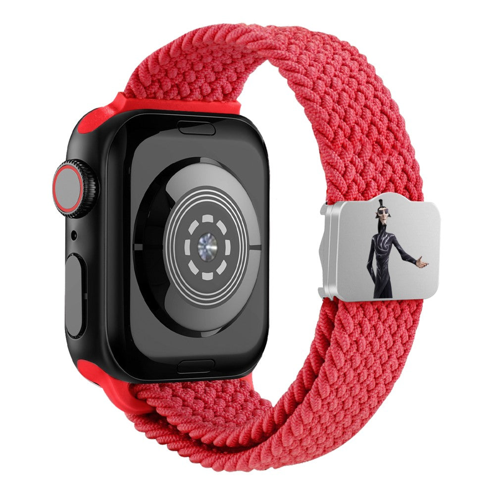 Watch Strap Apple Watch Series 49mm - 45mm - 44mm - 42mm Ne Zha UV Printed Nylon Band - Red / Shen Gongbao#serie_9