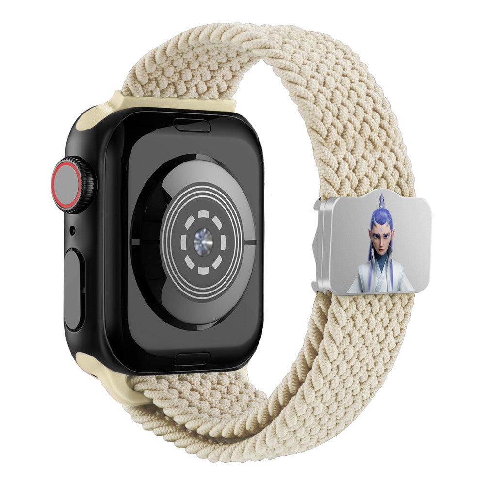 Watch Strap Apple Watch Series 49mm - 45mm - 44mm - 42mm Ne Zha UV Printed Nylon Band - Starlight / Ao Bing#serie_13