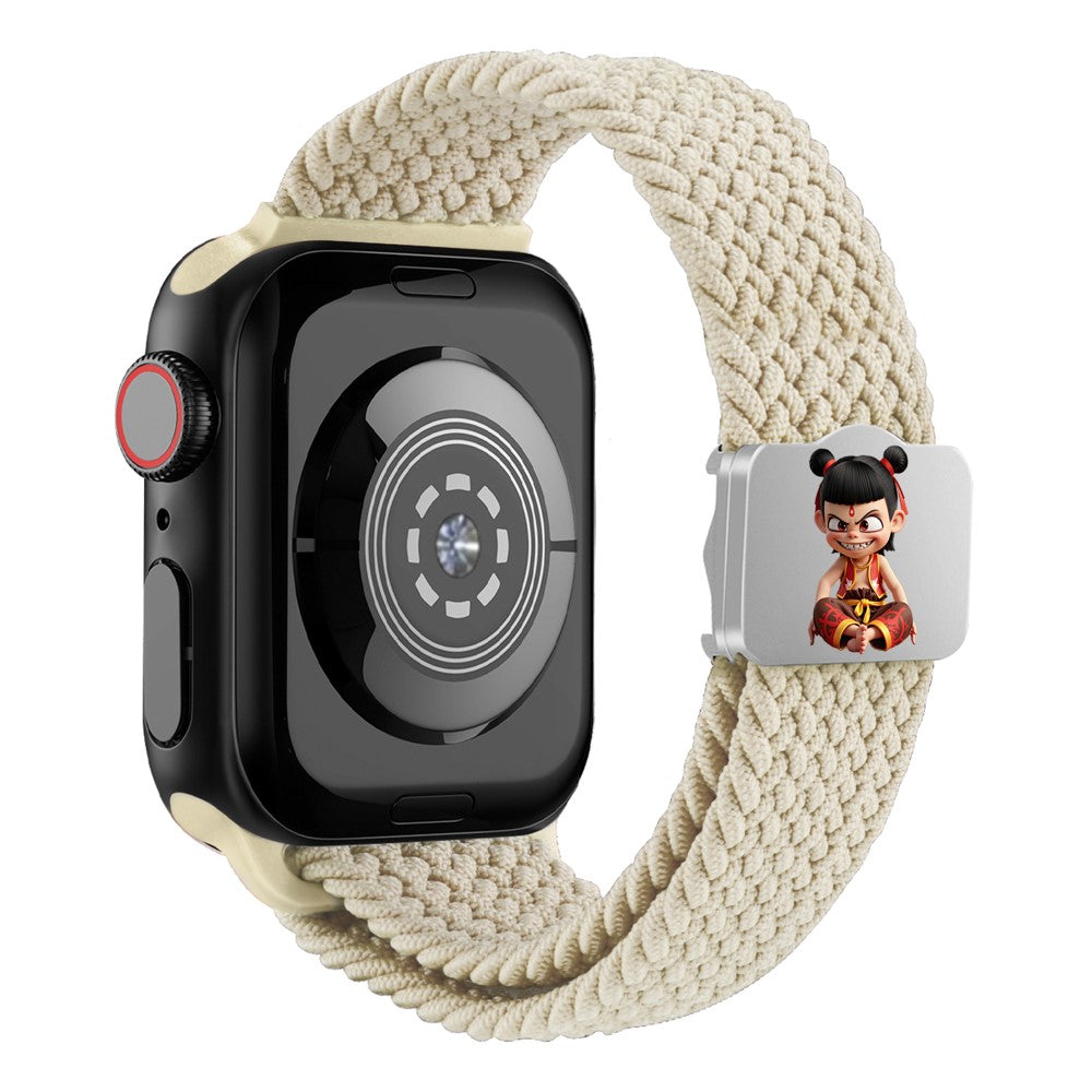 Watch Strap Apple Watch Series 49mm - 45mm - 44mm - 42mm Ne Zha UV Printed Nylon Band - Starlight / Ne Zha#serie_14