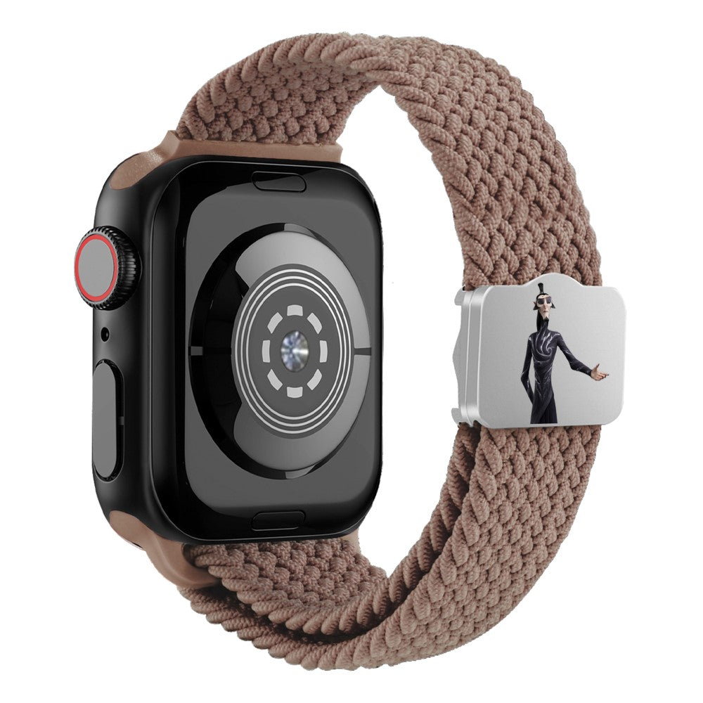 Watch Strap Apple Watch Series 49mm - 45mm - 44mm - 42mm Ne Zha UV Printed Nylon Band - Smoky Purple / Shen Gongbao#serie_18
