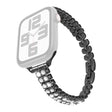 Klassisk Apple Smartwatch Metall Og Strass Universal Reim
