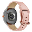Veldig Herlig Samsung Galaxy Watch8 40mm / Samsung Galaxy Watch8 44mm Ekte Lær Universal Reim