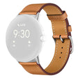 Fantastisk Google Pixel Watch 3 41mm / Google Pixel Watch 2 Ekte Lær Universal Reim