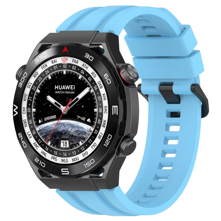 Helt Vildt Kønt Silikone Universal Rem passer til Huawei Smartwatch - Blå#serie_3