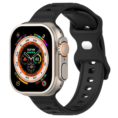 Mega Kønt Silikone Universal Rem passer til Apple Smartwatch - Sort#serie_1