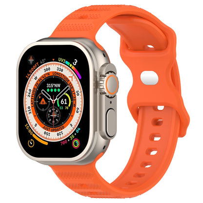 Mega Kønt Silikone Universal Rem passer til Apple Smartwatch - Orange#serie_2
