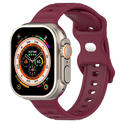 Mega Kønt Silikone Universal Rem passer til Apple Smartwatch - Rød#serie_6