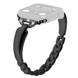 Stilig Apple Smartwatch Metall Og Strass Universal Reim